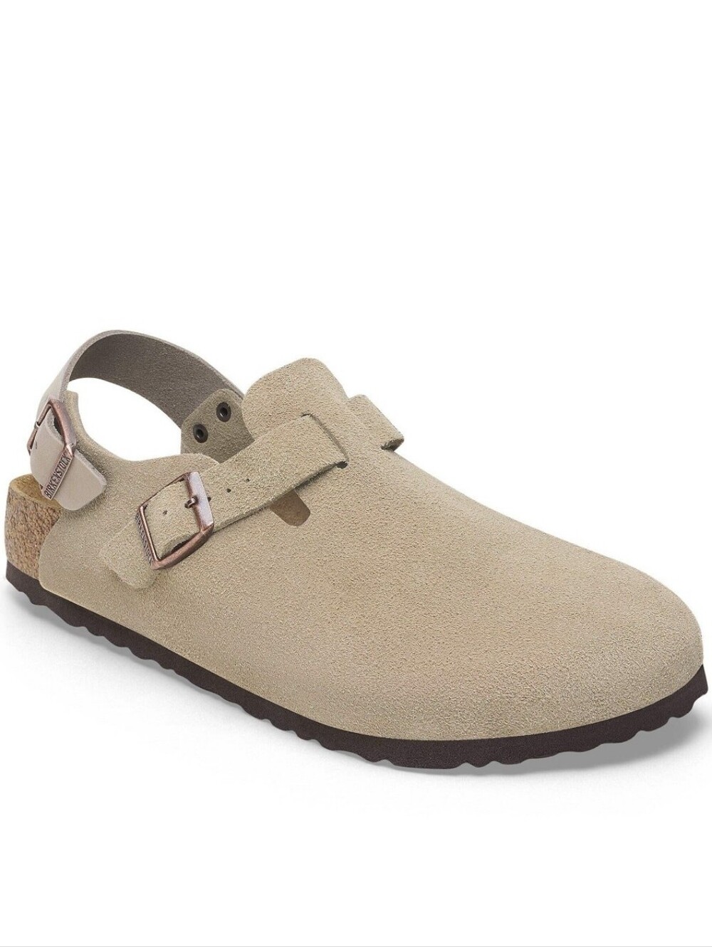 NEW Birkenstock Tokio Clog Size 38 US 7.5 Taupe Suede